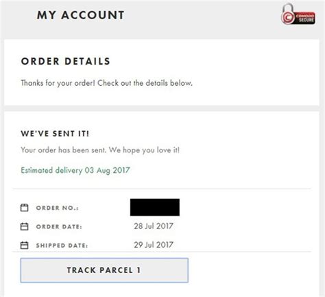 asos delivery no local tracking number